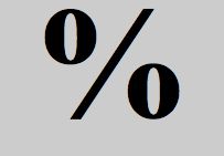 percentage sign